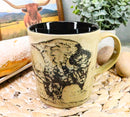 Ebros Sacred Lightning American Buffalo Bison Beverage Ceramic Coffee Mug