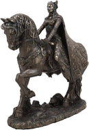 Ebros Celtic Irish Moon Goddess Rhiannon Riding Horse in Arberth Statue 10"H