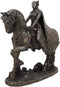 Celtic Irish Moon Goddess Rhiannon Riding Horse in Arberth Statue 10" H