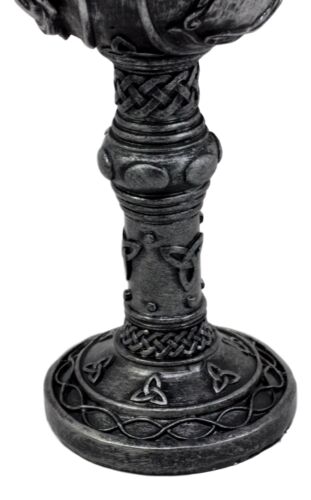 Elixir Of Enchantment Silver Unicorn Wine Goblet Chalice Drink Cup 7.5"H 5oz