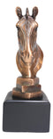 Ebros Madagascar Safari Zebra Horse Bust Statue In Bronze Electroplated Finish