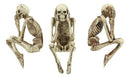 See No Evil Hear No Evil Speak No Evil Skeletons Shelf Sitter 3.75" Figurine