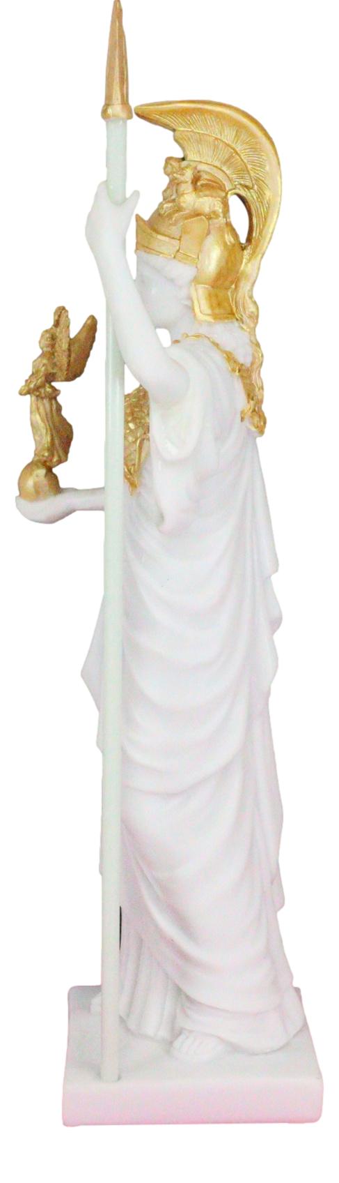 Virgin Patroness of Athens Athena Greek Goddess Figurine Wisdom War Strategy