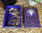 Wicca Fortune Telling Scrying Crystal Ball With Palms Tarot Cards Decorative Box
