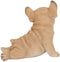 Ebros Adorable French Bulldog Puppy Dog With Belly On The Ground Figurine 6.5"L