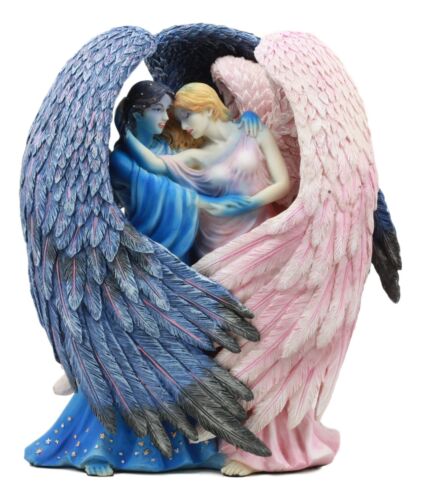 Sheila Wolk Art Day Surrendering Unto Night Celestial Angels Statue 9.5"H