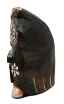 Balinese Wood Handicrafts Hypnosis Eyes Nocturnal Owl Desktop Calendar Figurine