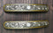 Set Of 2 Rustic Floral Filigree Scroll Silver Bling Drawer Cabinet Bar Pulls 9"L