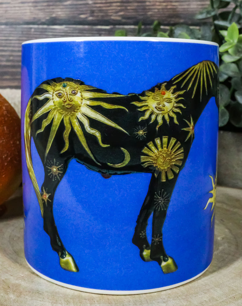 Trail Of Painted Ponies Western Solar Suns Sky Of Enchantment Horse Ceramic Mug