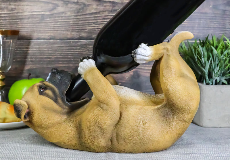 Ebros Canine Pedigree Adorable Fawn Boxer Dog Wine Oil Bottle Holder F Ebros Gift