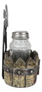 Rustic Country Farm Windmill Outpost With Horseshoes Salt And Pepper Shakers Set