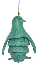Waddling Polar Emperor Penguin Heavy Cast Iron Segmented Mobile Or Wind Chime