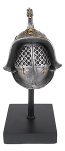 Museum Mount Thracian Gladiator Spartacus Helmet Helm With Face Guard Figurine