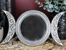 Ebros Triple Moon Sacred Goddesses Mother Maiden Crone Small Wall Mirror 8"L
