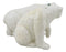 Arctic North Pole Polar Bears Couple Side By Side Ceramic Salt Pepper Shaker Set