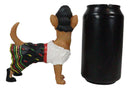 Caliente Senorita Chihuahua Dog With Traditional Chili Peppers Dress Figurine