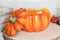 Ebros Home Kitchen Gourmet Bright Orange Ceramic Pumpkin Soup Or Dessert Bowl With Lid