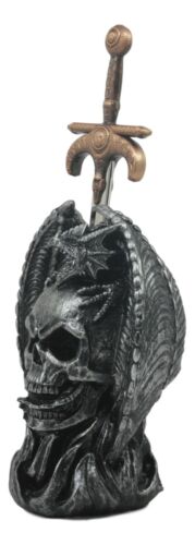 Mythical Winged Dragon On Skull Base With Blade Of Ragnarok Letter Opener Figure