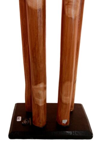 Balikraft Balinese Wood Handicraft Large Spotted Safari Giraffe Figurine 31.5"H