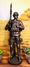 Modern Military Commando Soldier Statue Desert Army Tactician On Guard Figurine