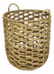 Western Farmhouse Stylish Hand Woven Nesting Storage Wicker Baskets Set Of 5