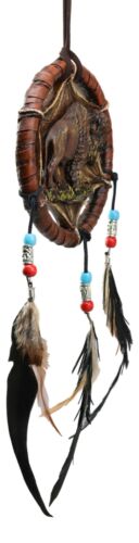 Native Indian Sacred Bison Buffalo Dreamcatcher Wall Hanging Decor Dream Catcher
