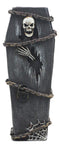 Ebros Day Of The Dead Thriller Haunted Graveyard Skeleton Breaking Out Of Coffin Jewelry Box Figurine 7"Tall