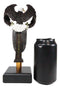 Ebros American Bald Eagle USA Flag Shield Novelty Beer Tap Handle Figurine With Base