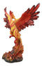 Ebros Fawkes Resurrection of The Phoenix Fire Bird Statue Symbol of Transformation and Rebirth Figurine