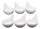White Porcelain Condiments Ketchup Ranch Sauce Dipping Bowl Dish Ramekins Set 6