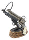 Western Six Shooter Cowboy Pistol Revolvers And Bull Ropes Wine Holder Caddy