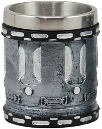 Ebros Western Novelty Revolver Pistol Gun Barrel Cylinder Shot Glass 2-Ounce Set of 2