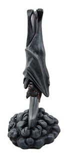 Ebros Sleeping Bat Hanging Over The Celestial Crescent Moon Figurine 8"H