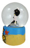 Siren Mermaid With Conch Betty Boop Whimsical Comical Glitter Water Globe 100mm