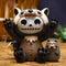 Larger Furry Bones Hugh The Skunk Bear Wolverine Voodoo Skeleton Figurine 3.5"H