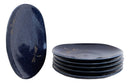 Pack Of 6 Made In Japan Blue Tombo Dragonfly Small Appetizer Salad Coupe Plate