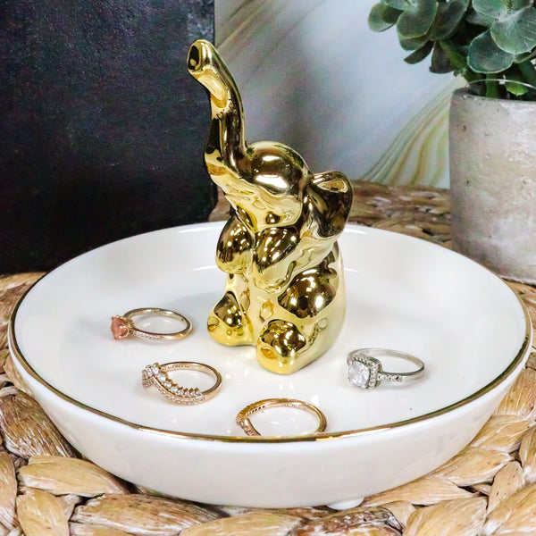 Elephant shop ring dish