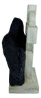 Harbinger Of Doom Macabre Raven Crow Perching On Celtic High Cross Figurine