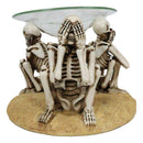 Funny Macabre See Hear Speak No Evil Skeletons Candle Aroma Oil Tart Burner