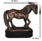 Rustic Western Clydesdale Tinker Mare Horse Pony Figurine With Trophy Base