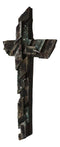 Rustic Country Farmhouse Western Multi Layer Faux Plank Wood Collage Wall Cross