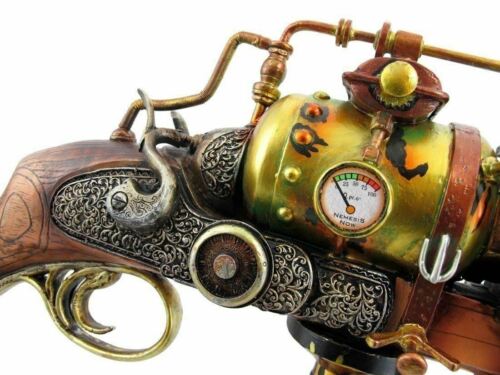 Ebros Annialator MK II Steampunk Rifle Figurine 29" Long Gas Chamber Ionizer Figurine