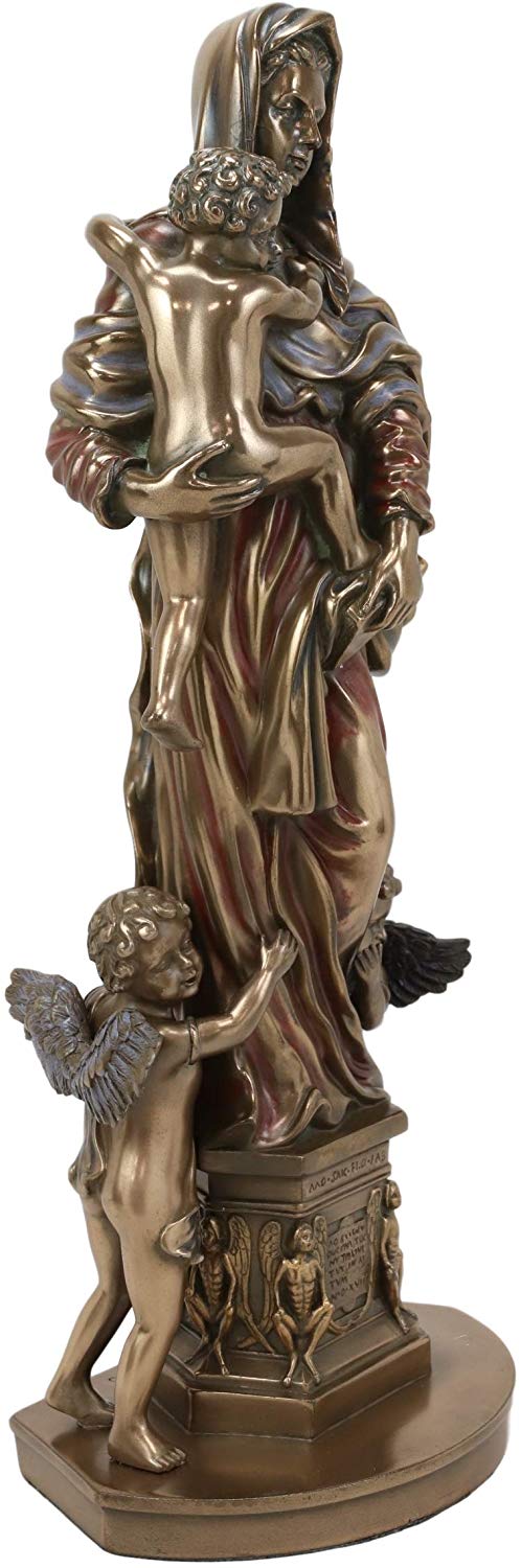 Ebros Madonna of The Harpies Statue Catholic Figurine 12"H Del Sarto Replica