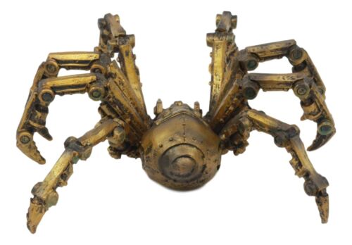 Ebros Steampunk Robotic Spider Statue Cyborg Gargantuan Arachnid Tarantula Figurine - Ebros Gift