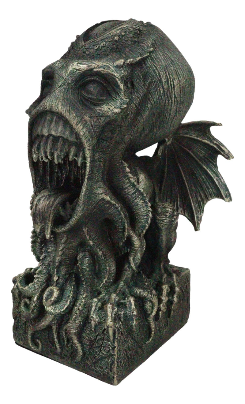 Myths Legends Ocean Terror Demonic God Cthulhu Baring Teeth and Tongue Figurine