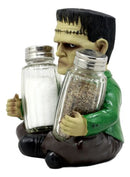 Halloween Dr Victor Frankenstein Monster Salt & Pepper Shakers Holder Figurine