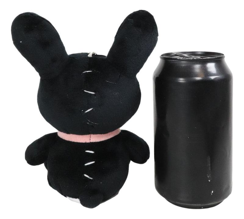 Ebros Pink Polkadot Bunny Rabbit Furry Bones Skeleton Plush Toy Animal Doll