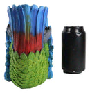 Ebros Rio Rainforest Jungle Green Scarlet Macaw Parrot Wine Bottle Holder
