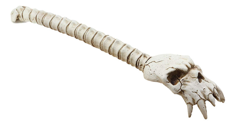Spine Skeleton Arm Hand Back Scratcher Figurine 14"L Skeletal Bone Skull Decor
