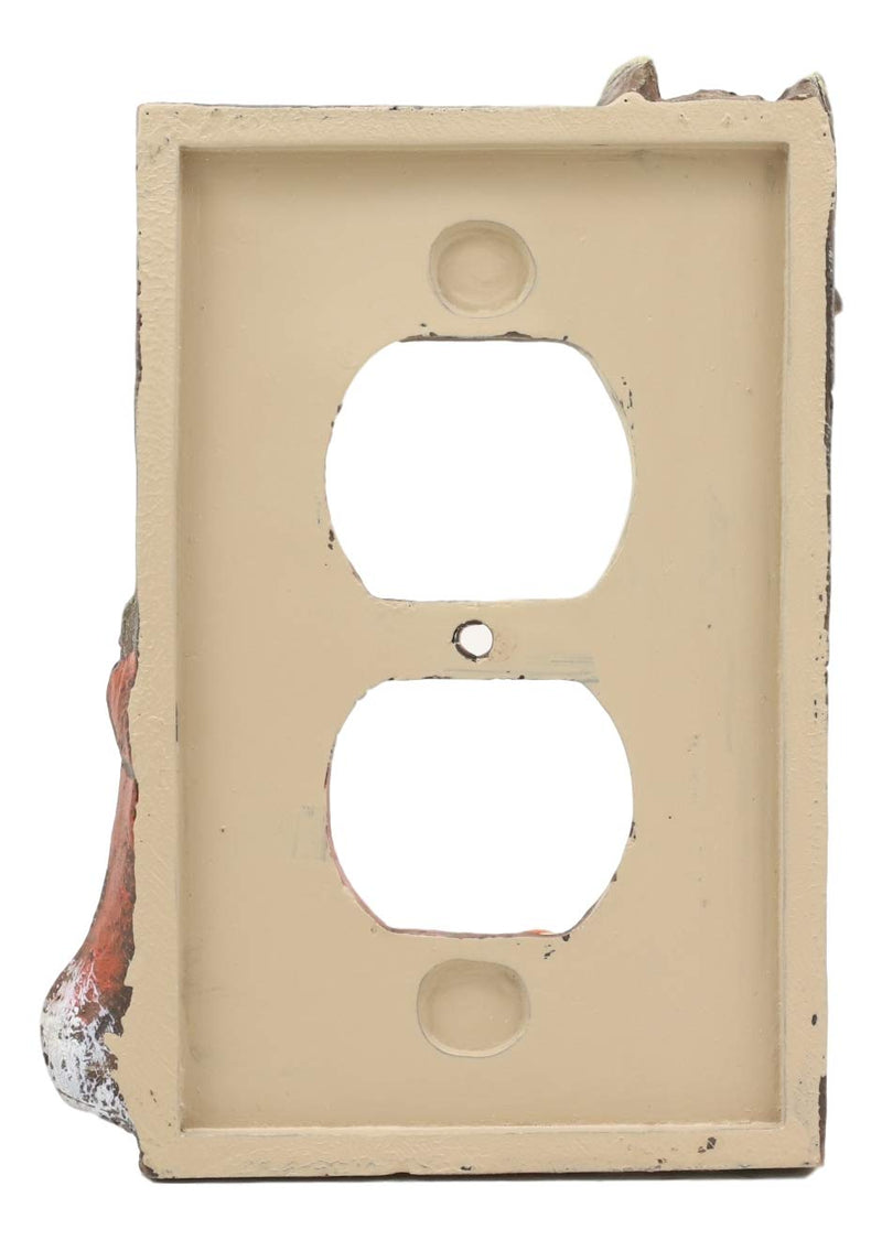 Rustic Western Chestnut Palomino Horses Duplex Outlet Receptacle Cover Set Of 2